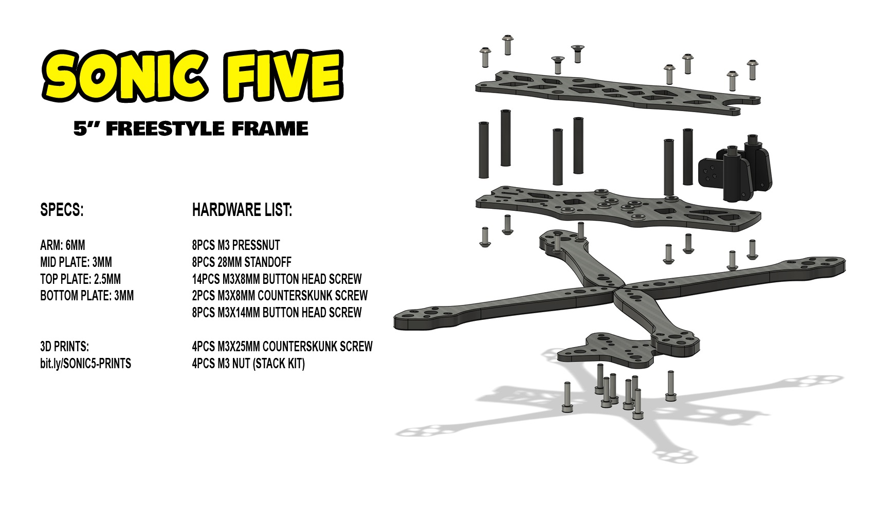 SONIC FIVE - ISTRUZIONI