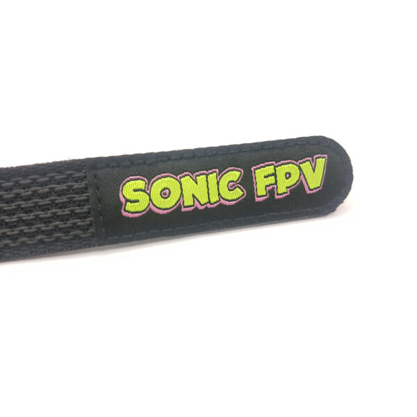 SONIC FPV Battery Strap 20X250mm 20X300mm Cinturino LIPO con fibbia in metallo intrecciato antiscivolo ad alta resistenza per FPV Freestyle Cinelifter fronte