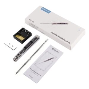 Stazione saldante portatile SEQURE SI012 Pro con display OLED e controllo digitale trasparente