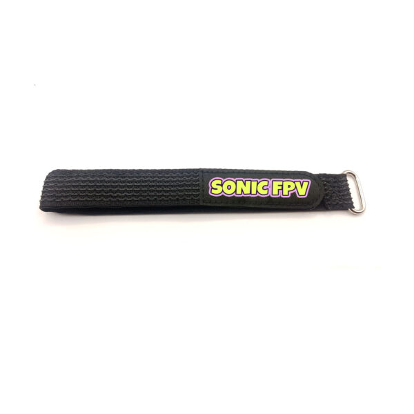 Cinturino Lipo FPV 20x300 mm con fibbia metallica intrecciata - Massima tenuta per batterie Lipo su droni FPV