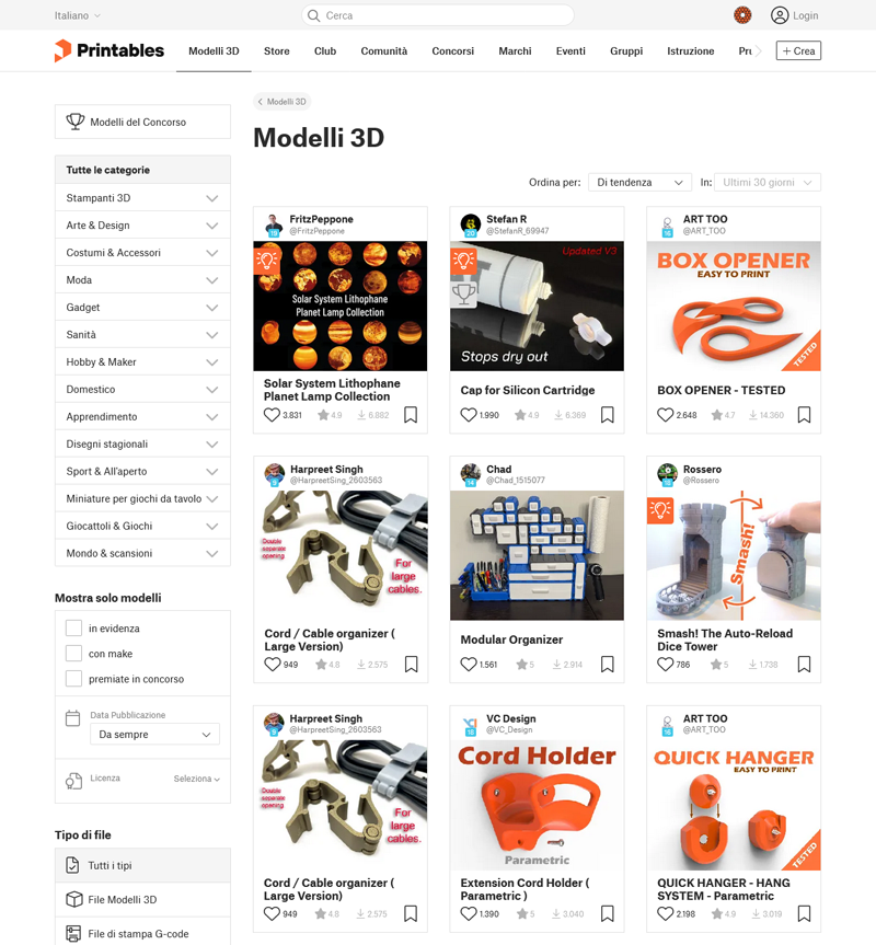 Printables Page
