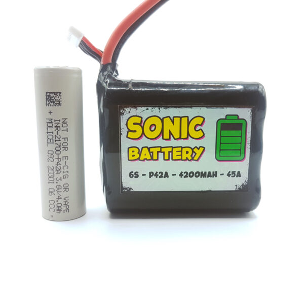 SONIC BATTERY LI-ION 21700 Molicel P42A - 6S 03