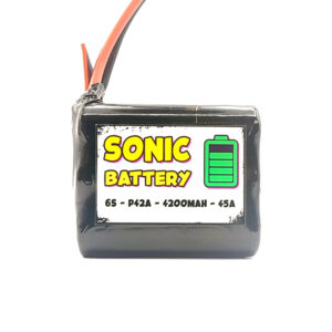 Sonic Battery 21700 - P42A 4200mAh 45A 6S – Batteria Li-ion Alte Prestazioni LONG RANGE XT60 Amass