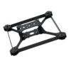 Telaio FPV TBS Source V in vista laterale, con piastre verticali in carbonio e struttura rigida in stile box