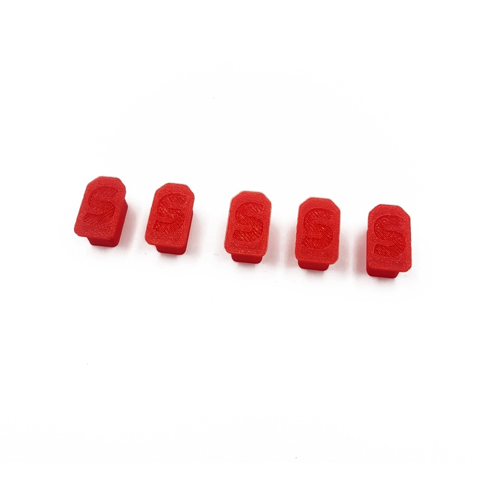 Set da 5 cap XT60 in TPU rosso per batterie LiPo e Li-Ion FPV