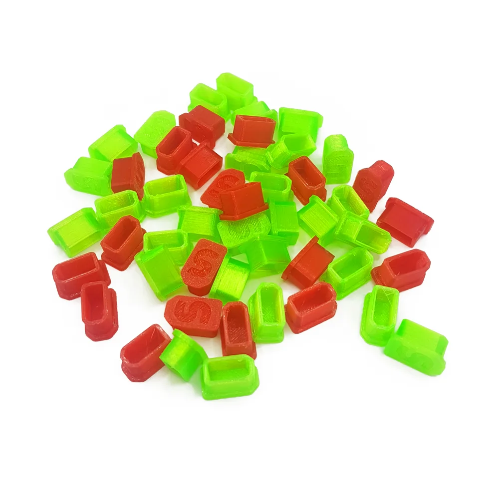 Cap di protezione XT60 in TPU rosso e verde per batterie LiPo e Li-Ion FPV